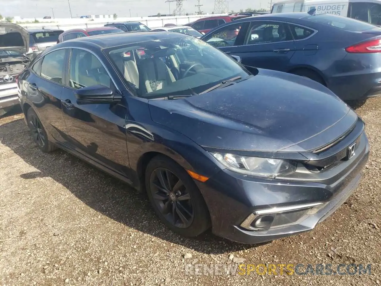 4 fotografías del automóvil dañado JHMFC1F3XKX001903 HONDA CIVIC 2019