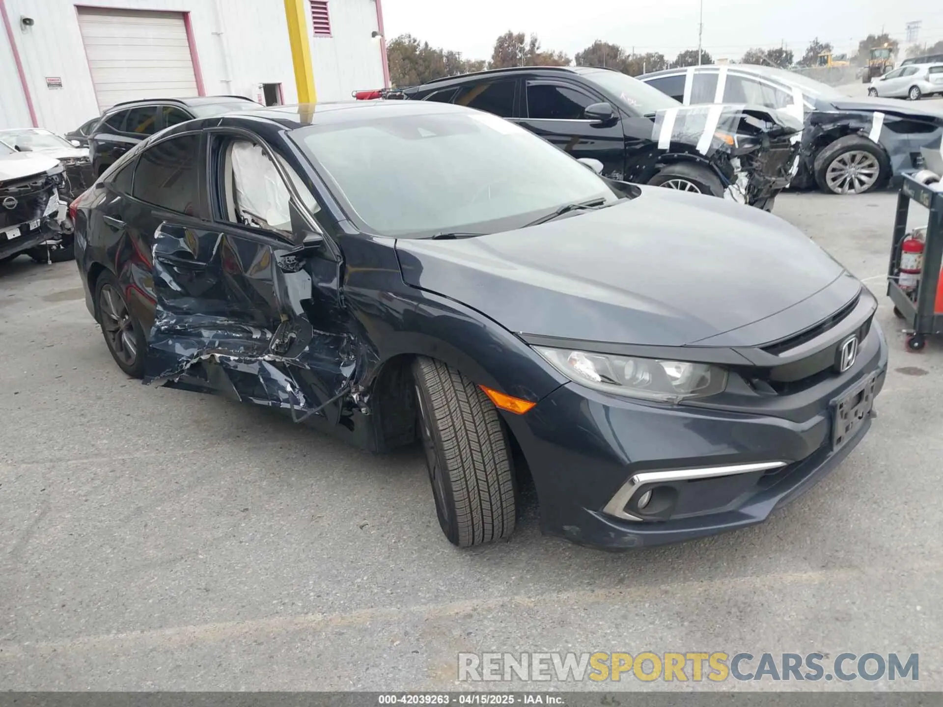 1 fotografías del automóvil dañado JHMFC1F3XKX014103 HONDA CIVIC 2019