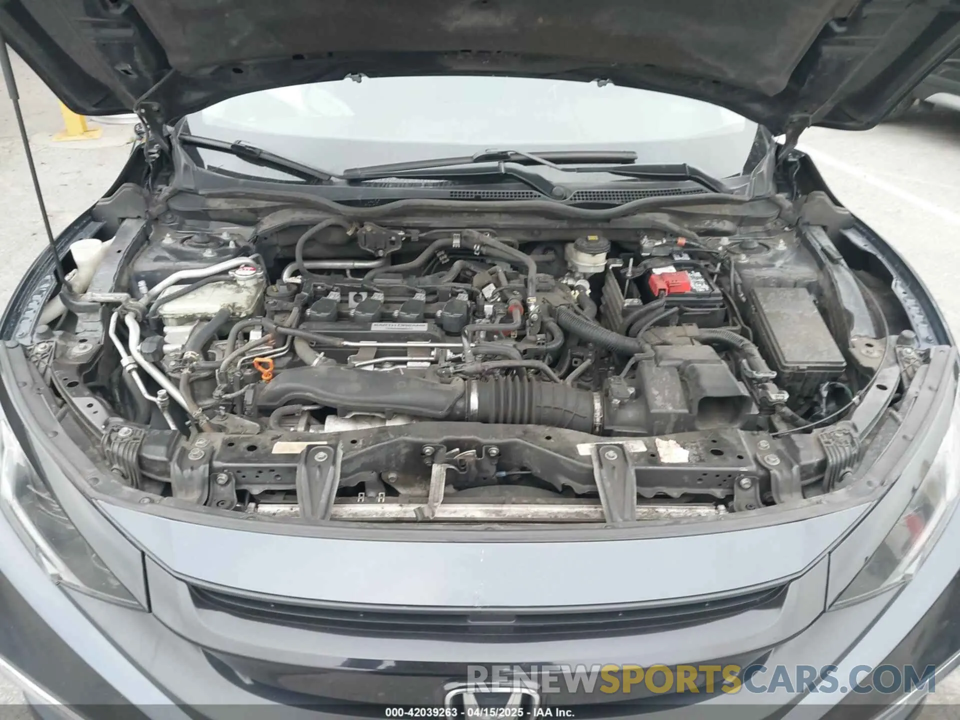 10 fotografías del automóvil dañado JHMFC1F3XKX014103 HONDA CIVIC 2019