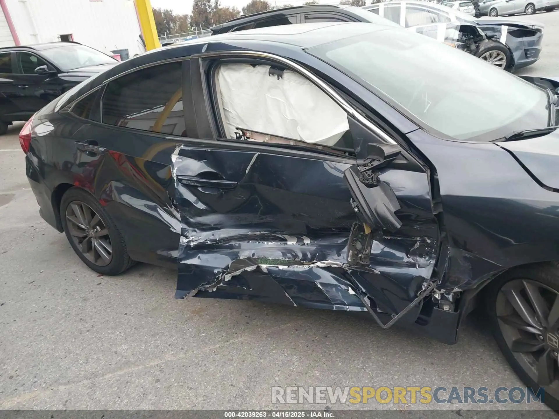 6 fotografías del automóvil dañado JHMFC1F3XKX014103 HONDA CIVIC 2019