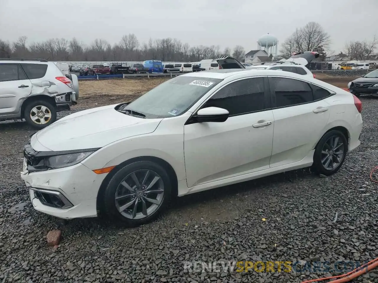 1 fotografías del automóvil dañado JHMFC1F71KX009035 HONDA CIVIC 2019