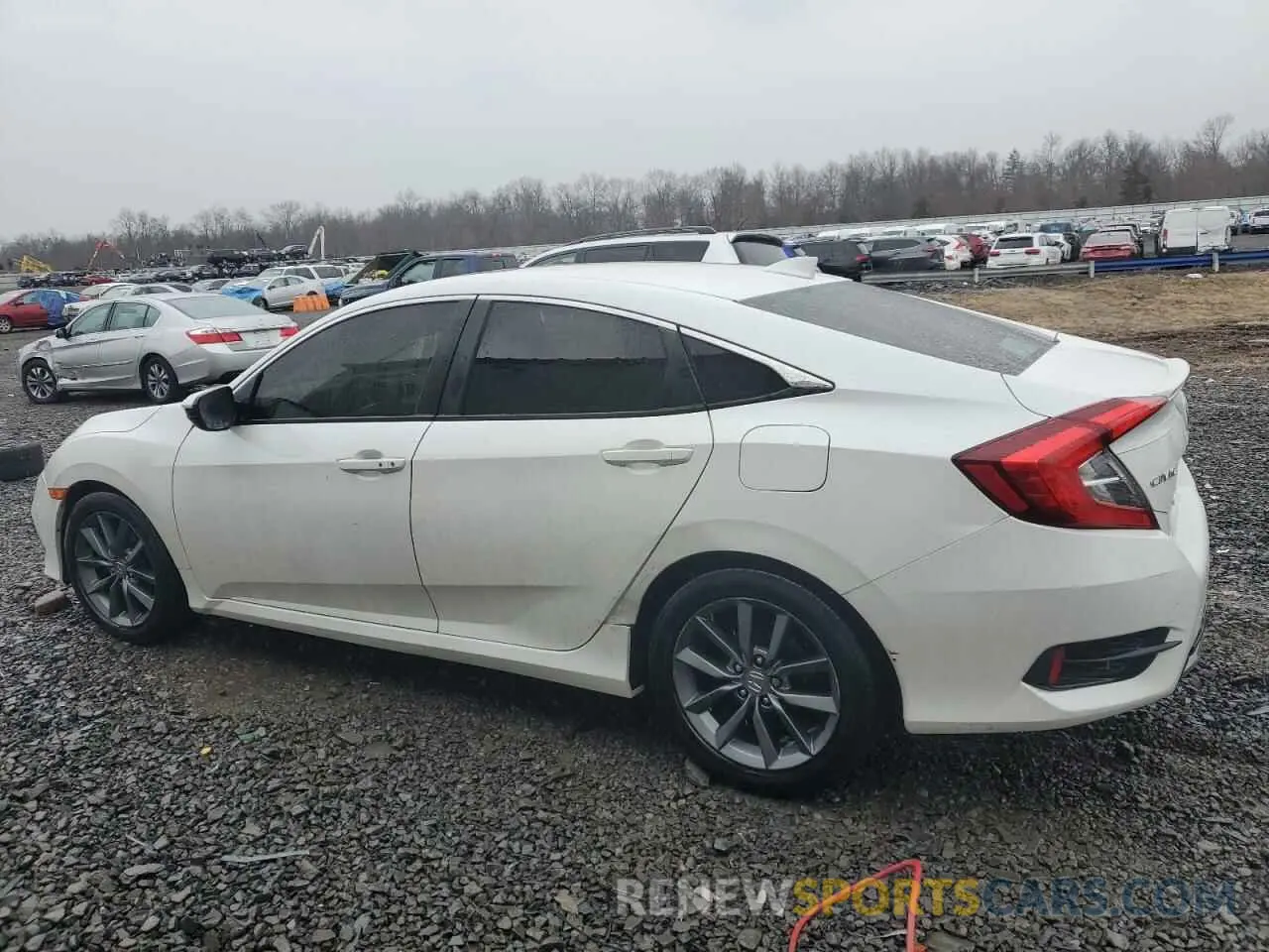 2 fotografías del automóvil dañado JHMFC1F71KX009035 HONDA CIVIC 2019
