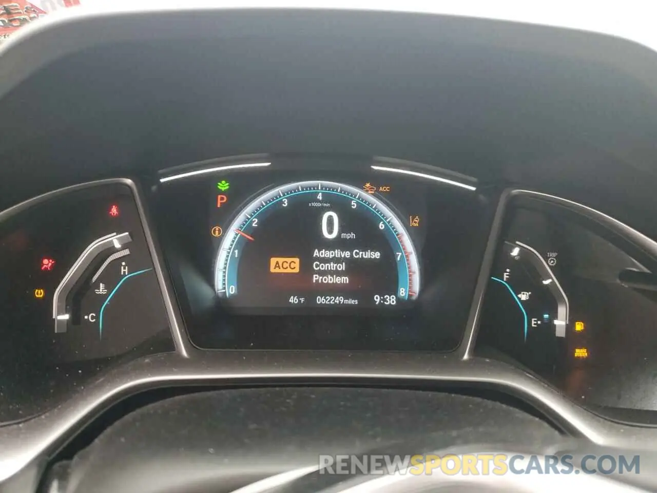 9 fotografías del automóvil dañado JHMFC1F71KX009035 HONDA CIVIC 2019