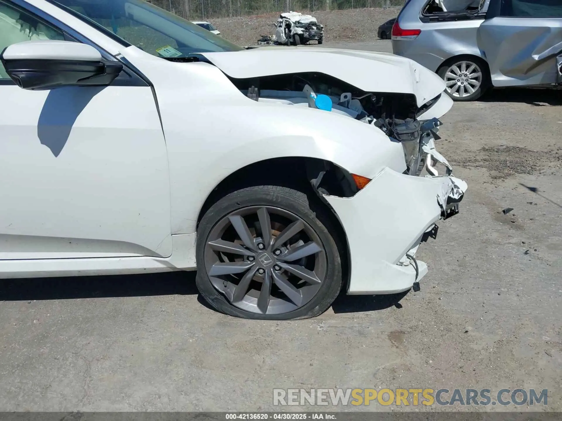 18 fotografías del automóvil dañado JHMFC1F72KX008959 HONDA CIVIC 2019
