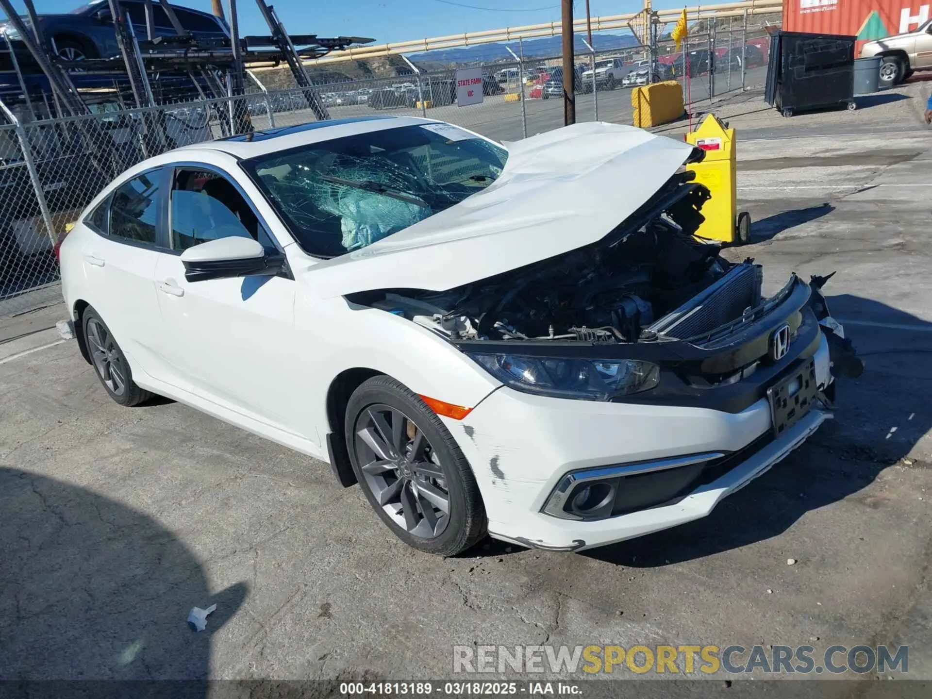 1 fotografías del automóvil dañado JHMFC1F73KX000966 HONDA CIVIC 2019