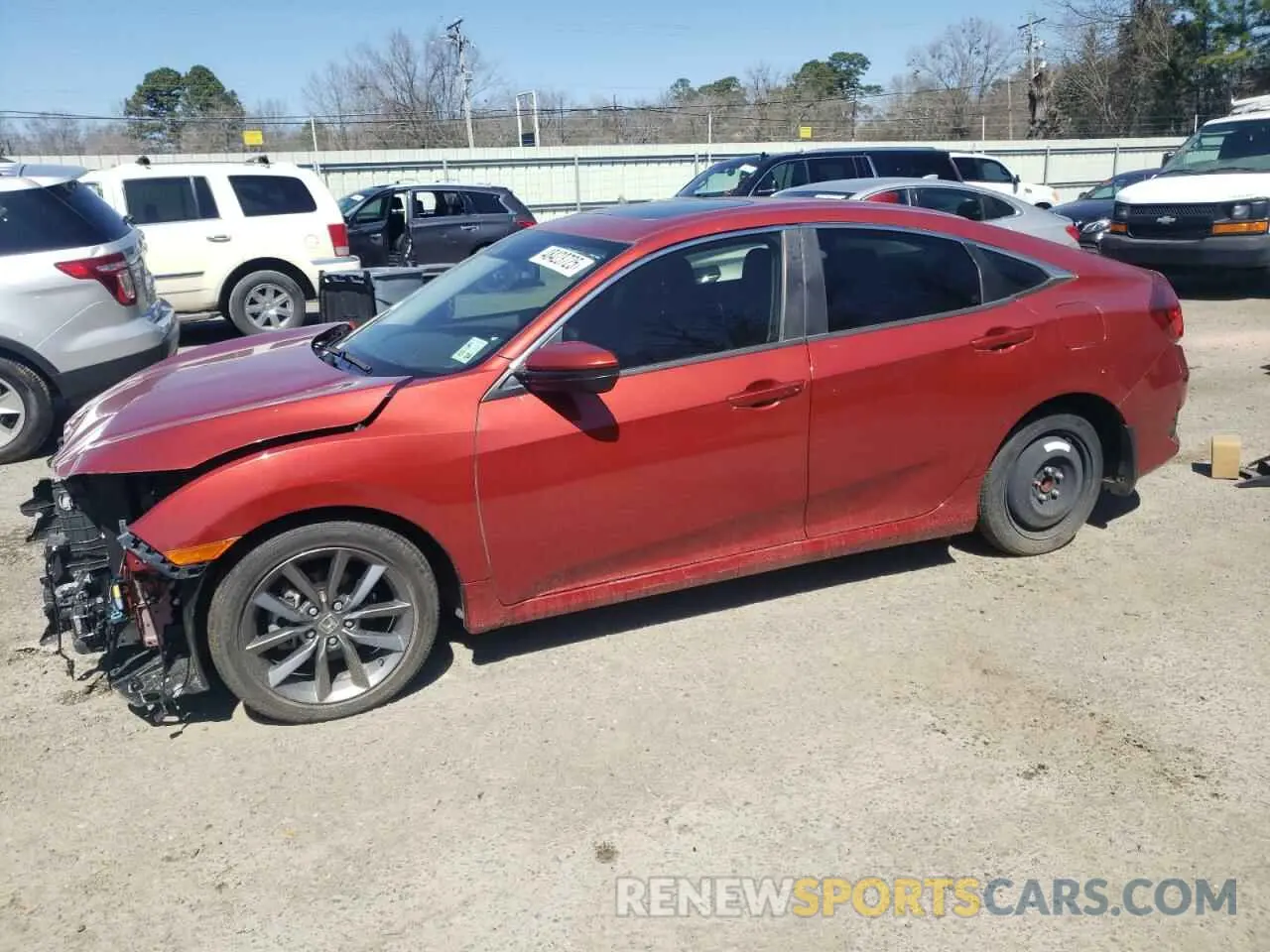 1 fotografías del automóvil dañado JHMFC1F77KX010397 HONDA CIVIC 2019
