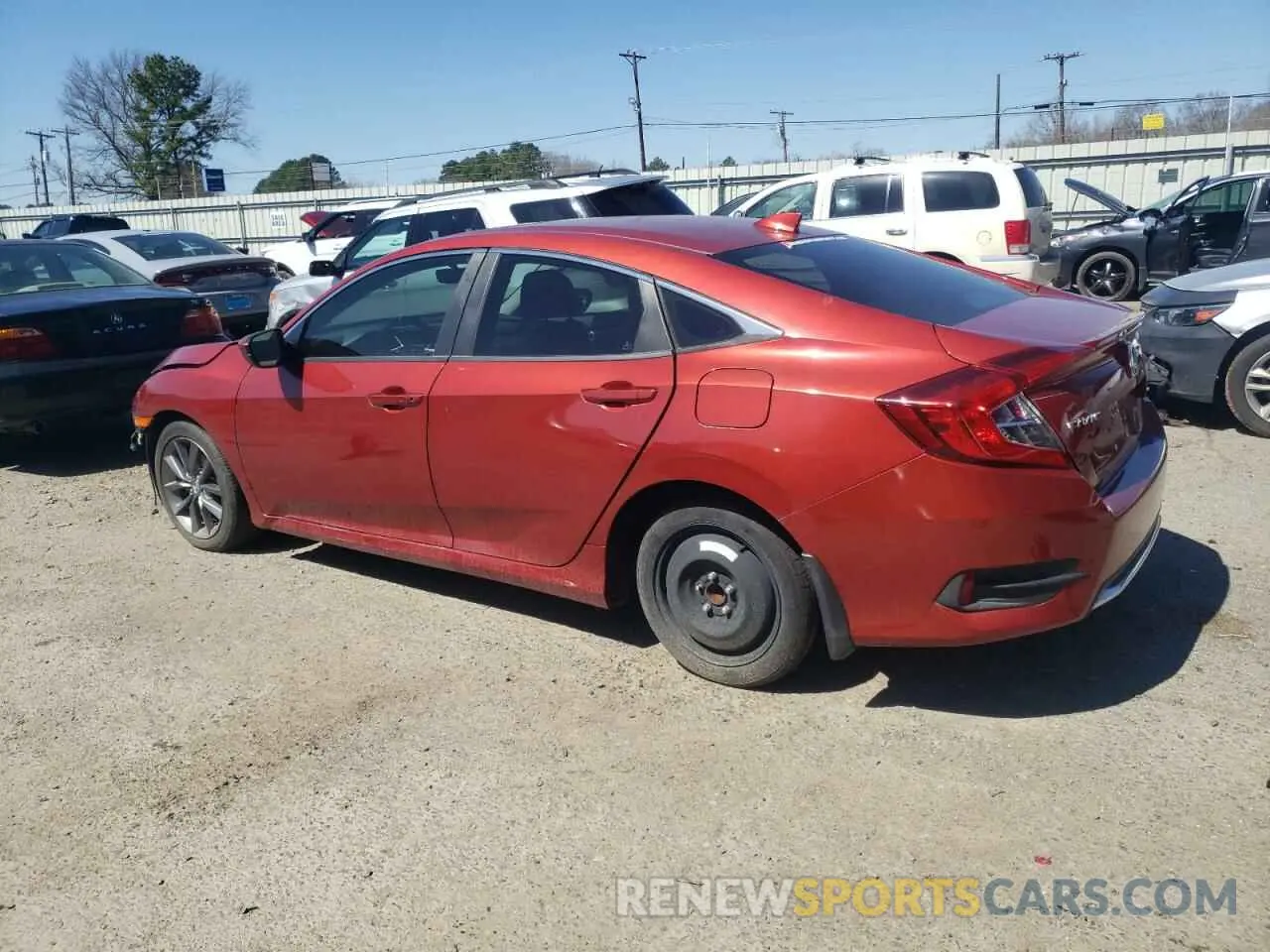 2 fotografías del automóvil dañado JHMFC1F77KX010397 HONDA CIVIC 2019