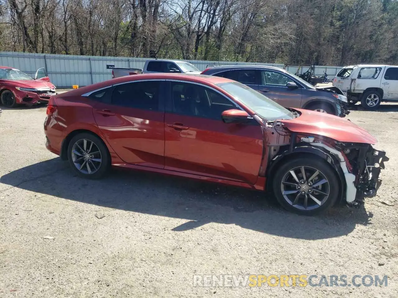 4 fotografías del automóvil dañado JHMFC1F77KX010397 HONDA CIVIC 2019