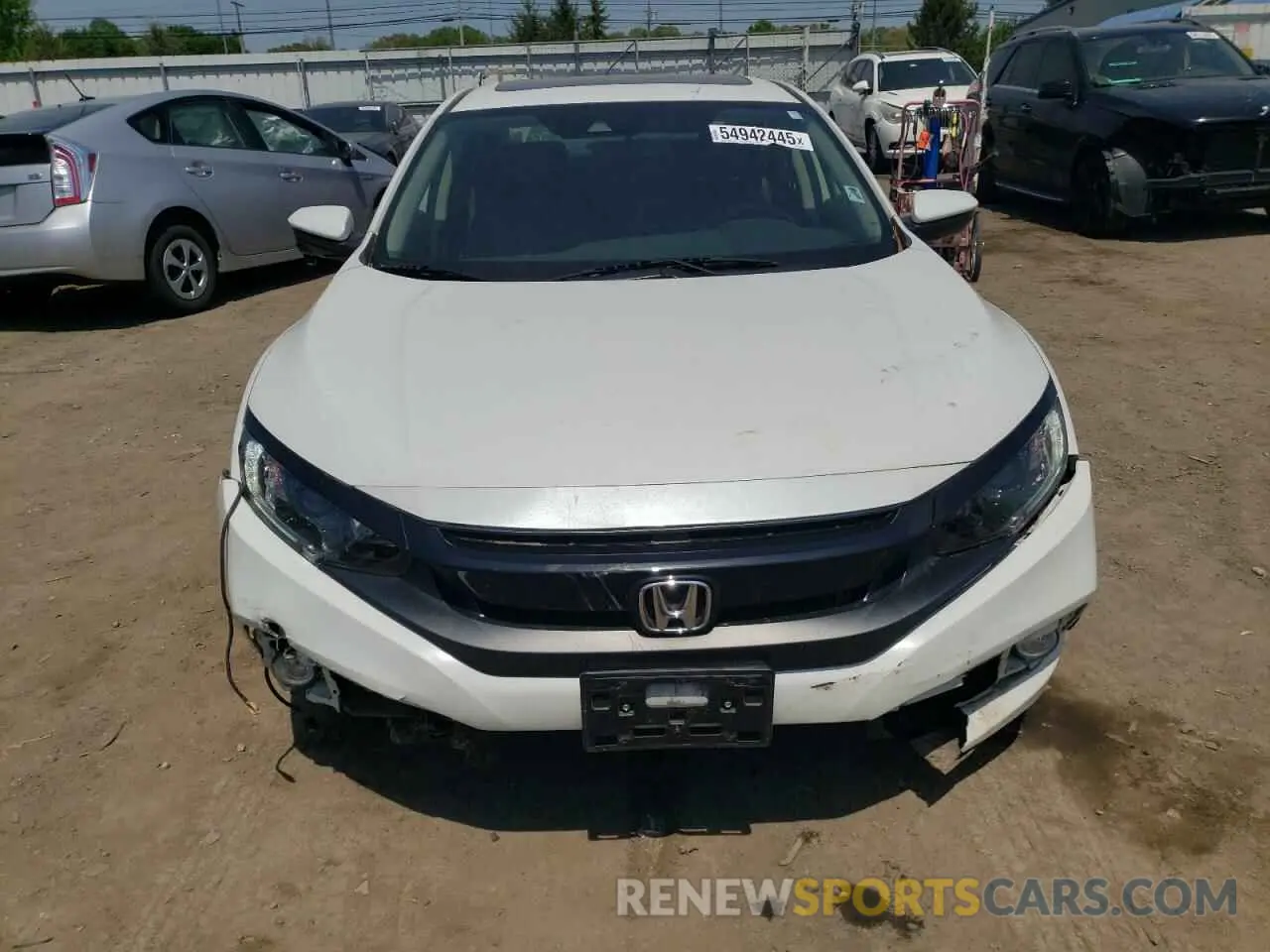 5 fotografías del automóvil dañado JHMFC1F78KX008965 HONDA CIVIC 2019