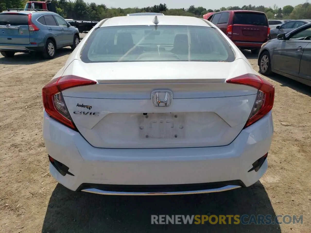 6 fotografías del automóvil dañado JHMFC1F78KX008965 HONDA CIVIC 2019