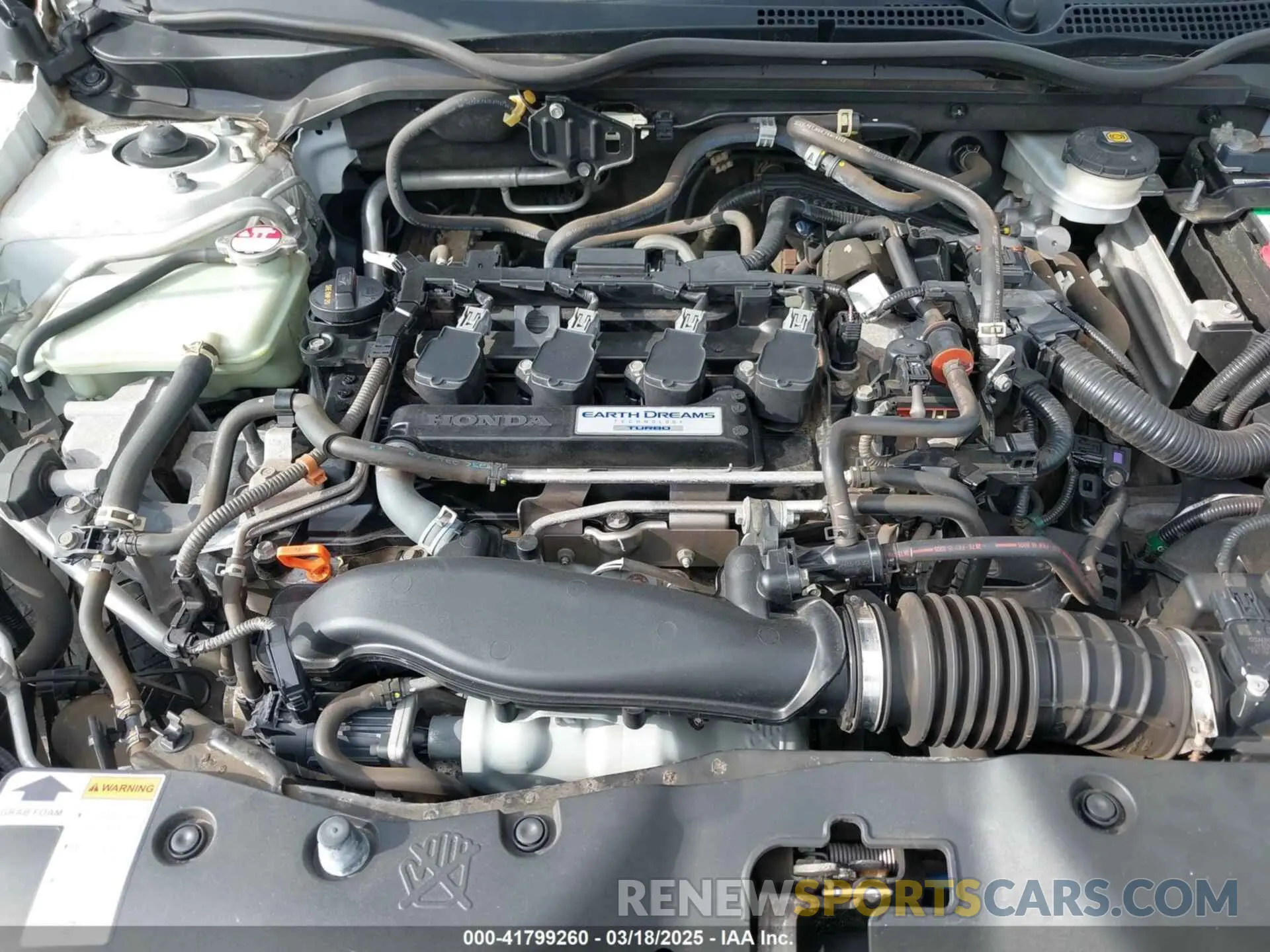 10 fotografías del automóvil dañado JHMFC1F7XKX000981 HONDA CIVIC 2019