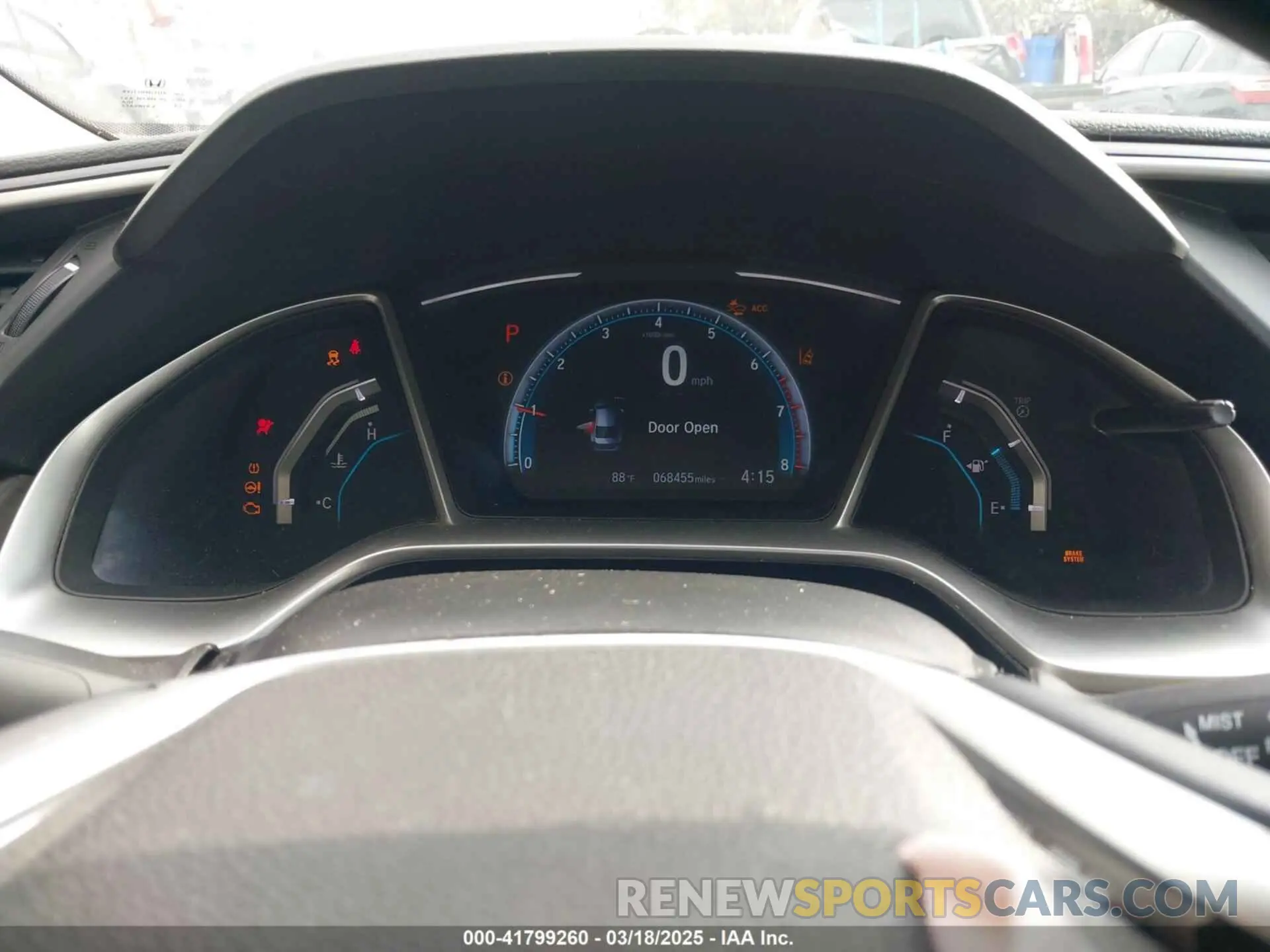 7 fotografías del automóvil dañado JHMFC1F7XKX000981 HONDA CIVIC 2019