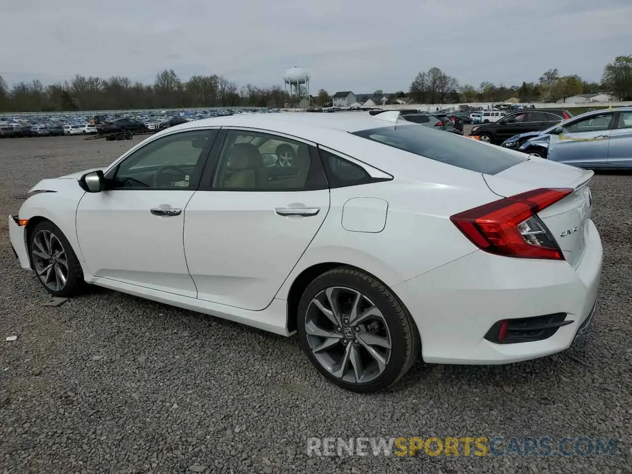2 fotografías del automóvil dañado JHMFC1F96KX014491 HONDA CIVIC 2019