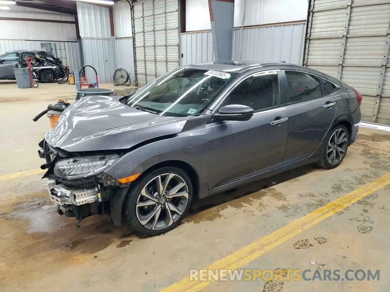 1 fotografías del automóvil dañado JHMFC1F99KX002285 HONDA CIVIC 2019