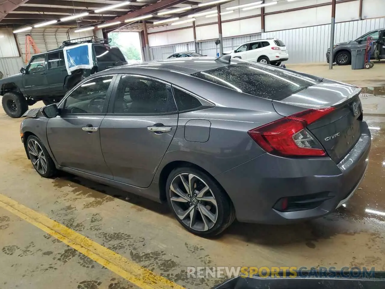 2 fotografías del automóvil dañado JHMFC1F99KX002285 HONDA CIVIC 2019