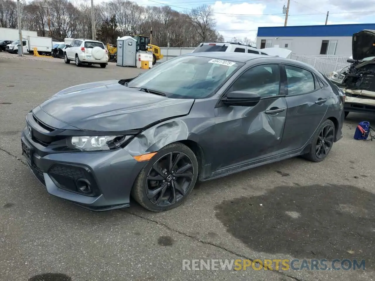 1 fotografías del automóvil dañado SHHFK7G41KU227657 HONDA CIVIC 2019