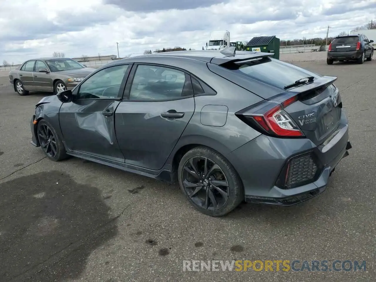 2 fotografías del automóvil dañado SHHFK7G41KU227657 HONDA CIVIC 2019