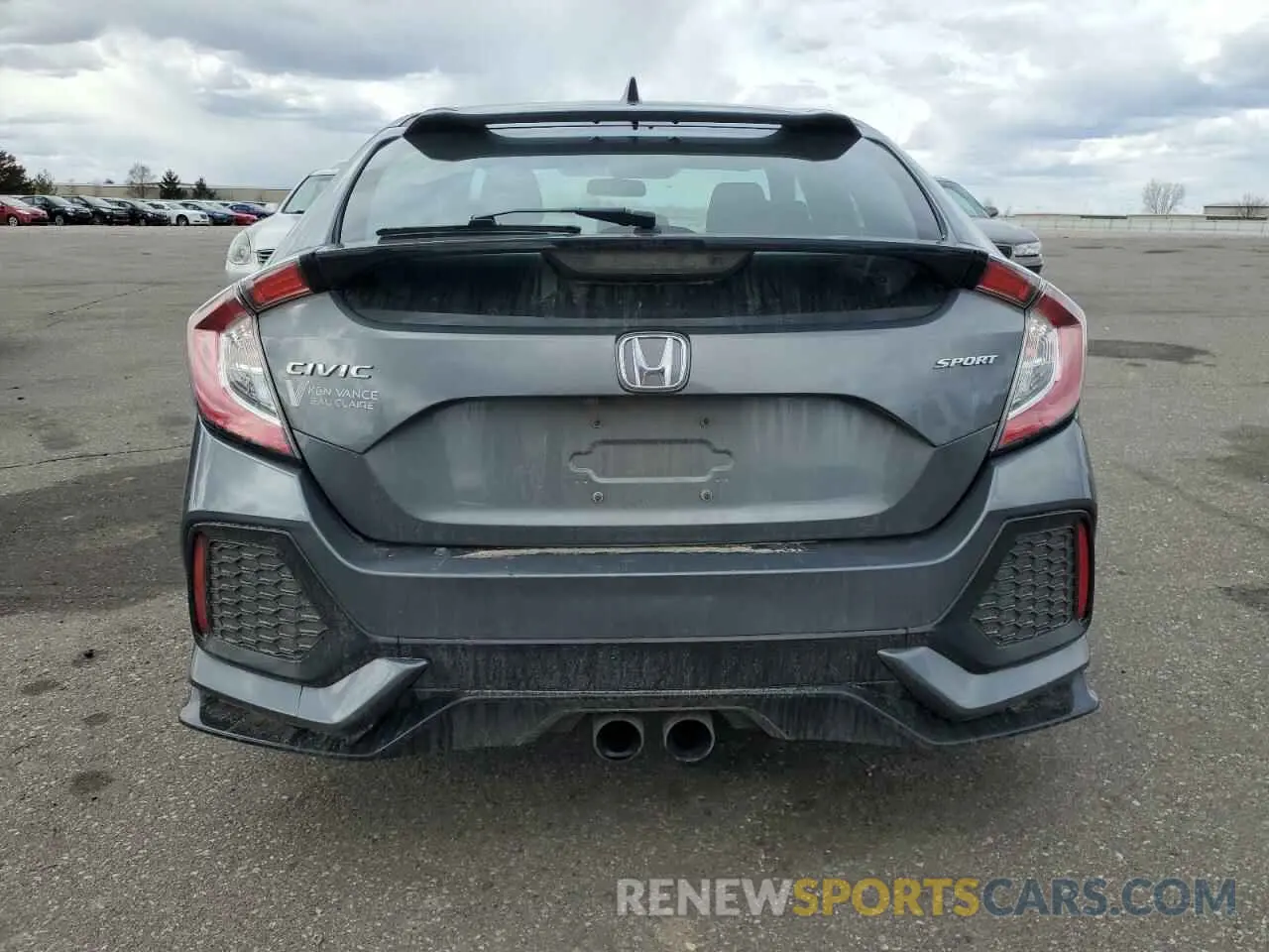6 fotografías del automóvil dañado SHHFK7G41KU227657 HONDA CIVIC 2019