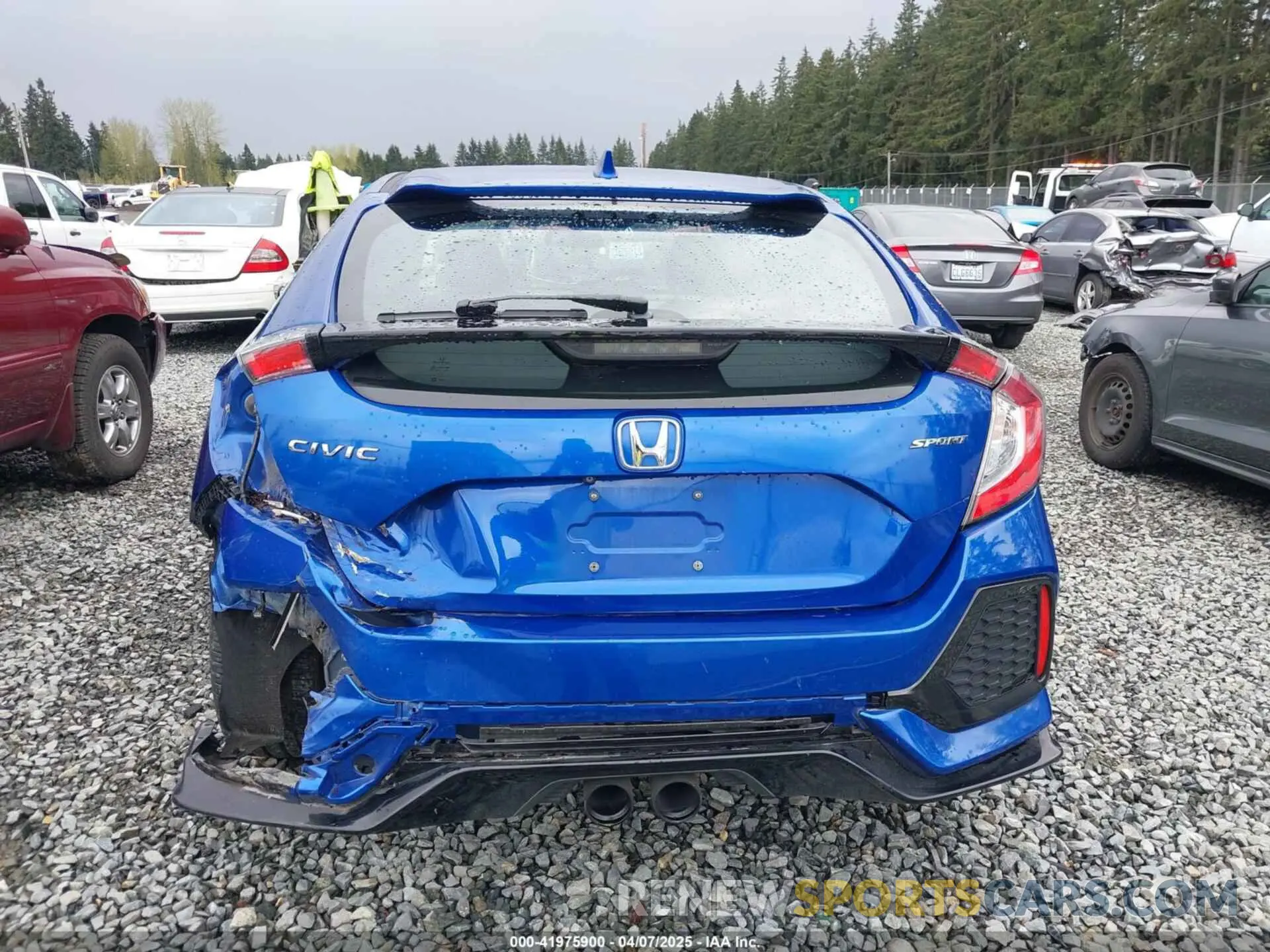 17 fotografías del automóvil dañado SHHFK7G43KU212058 HONDA CIVIC 2019