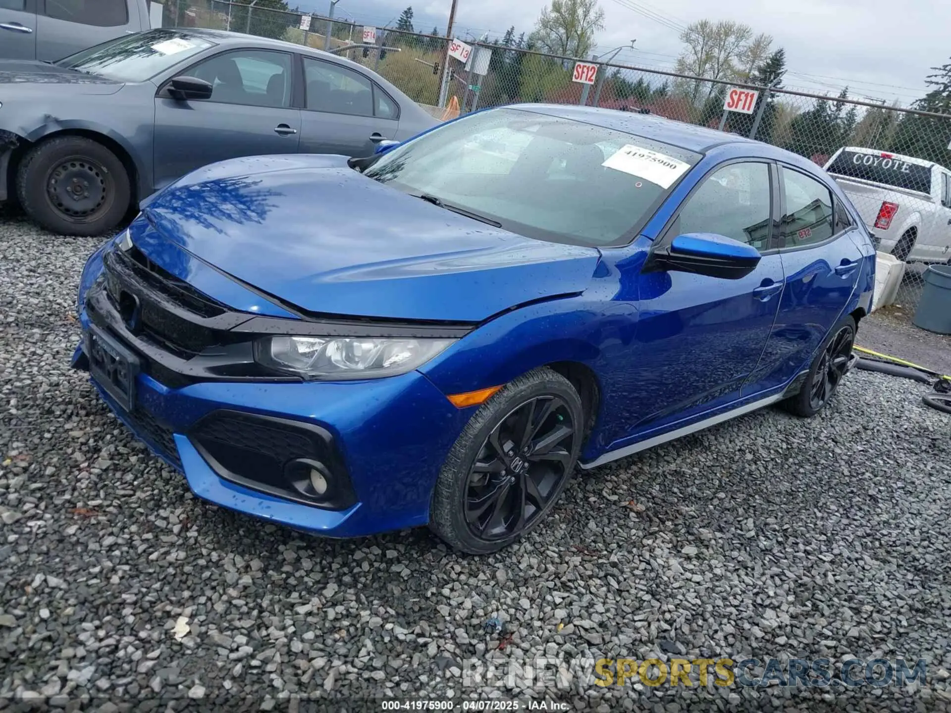 2 fotografías del automóvil dañado SHHFK7G43KU212058 HONDA CIVIC 2019