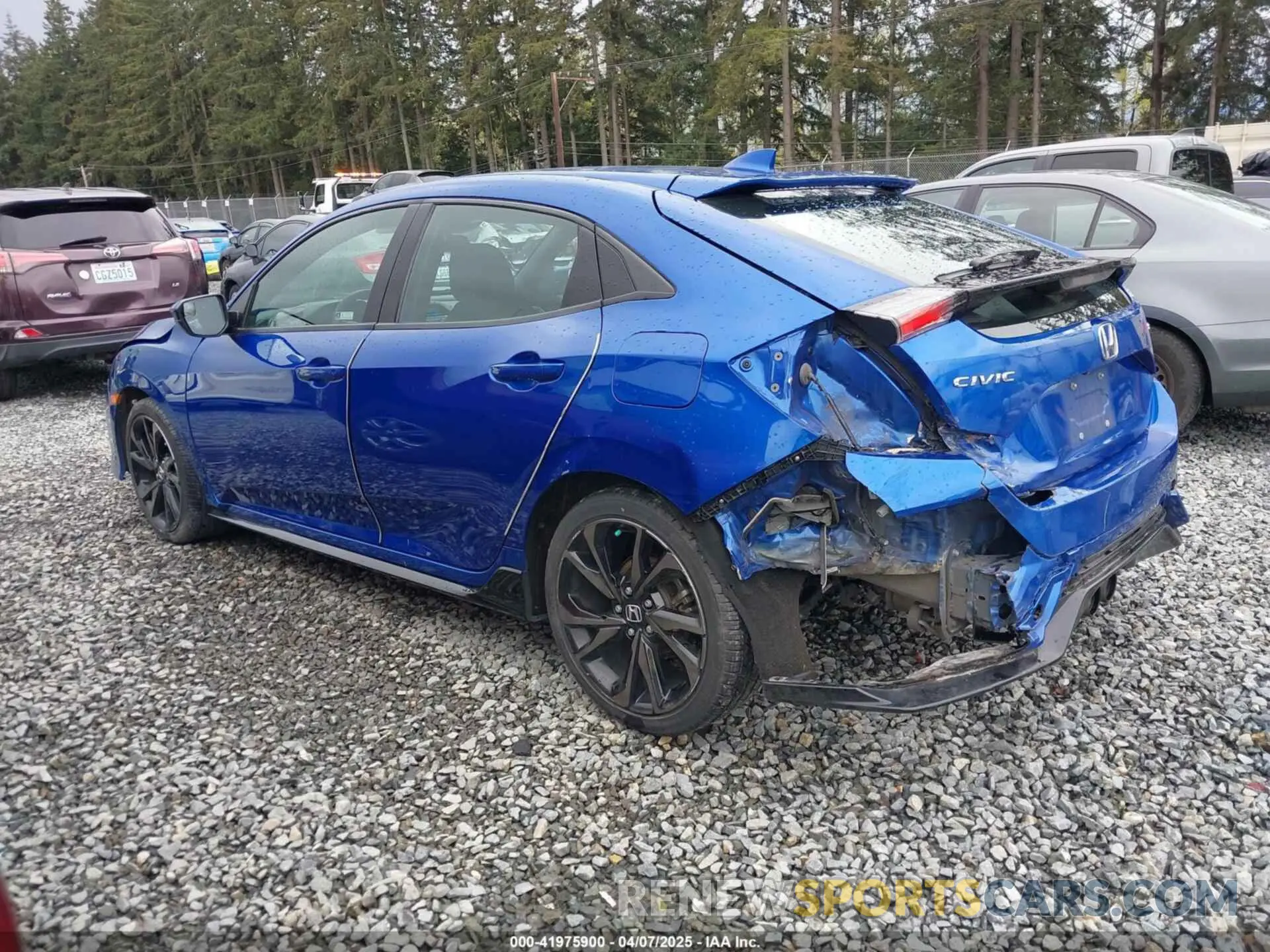 3 fotografías del automóvil dañado SHHFK7G43KU212058 HONDA CIVIC 2019
