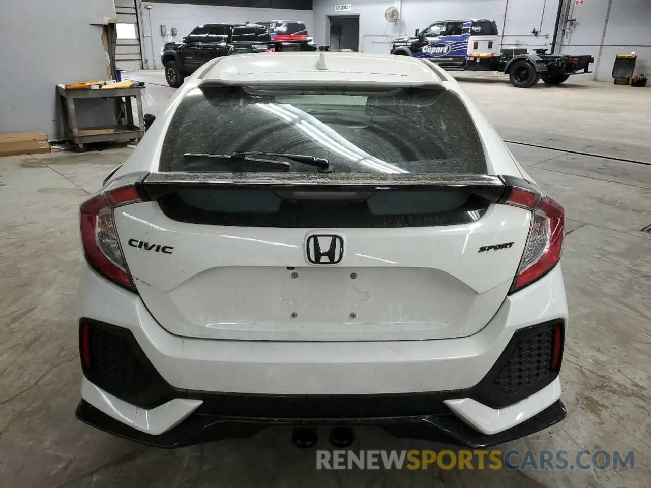 6 fotografías del automóvil dañado SHHFK7G43KU217289 HONDA CIVIC 2019