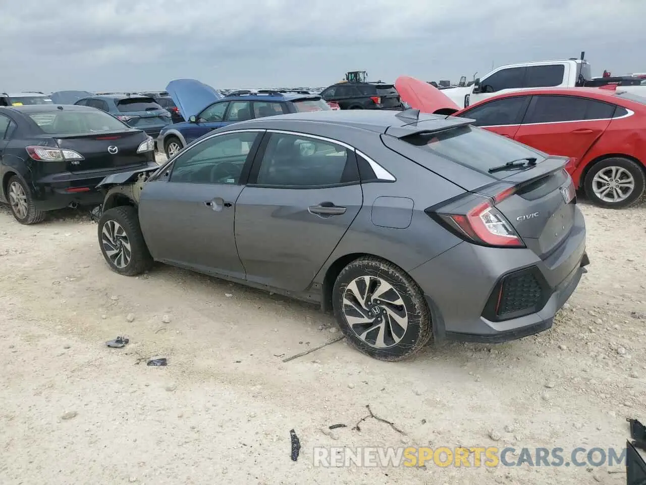 2 fotografías del automóvil dañado SHHFK7H35KU200595 HONDA CIVIC 2019