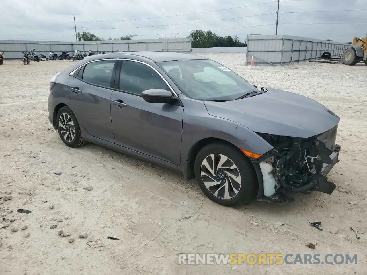 4 fotografías del automóvil dañado SHHFK7H35KU200595 HONDA CIVIC 2019