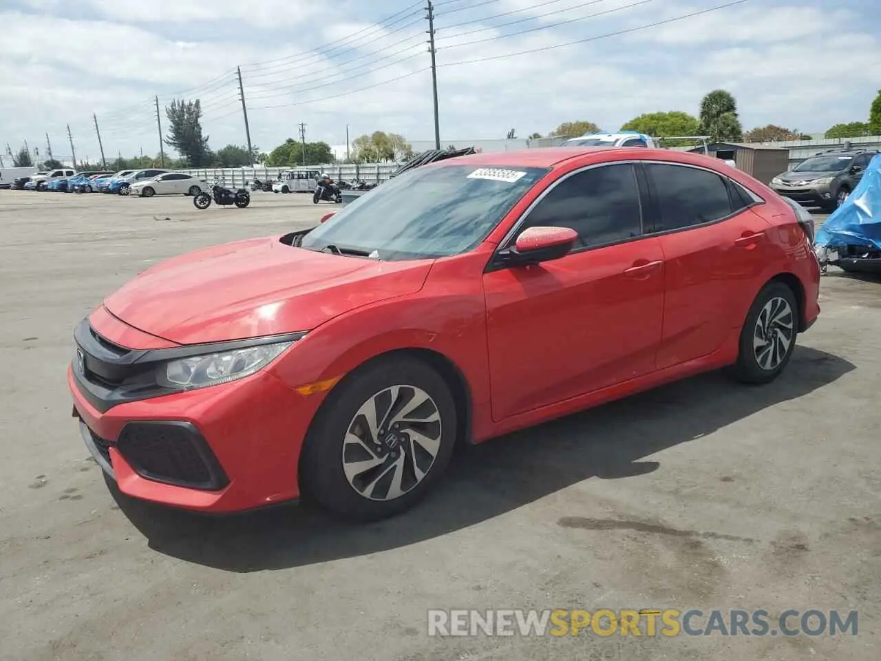 1 fotografías del automóvil dañado SHHFK7H36KU206888 HONDA CIVIC 2019