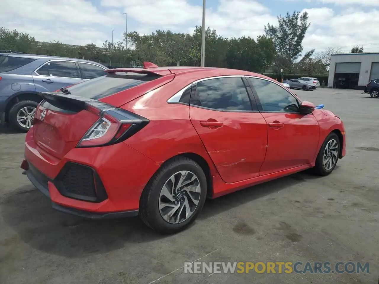 3 fotografías del automóvil dañado SHHFK7H36KU206888 HONDA CIVIC 2019