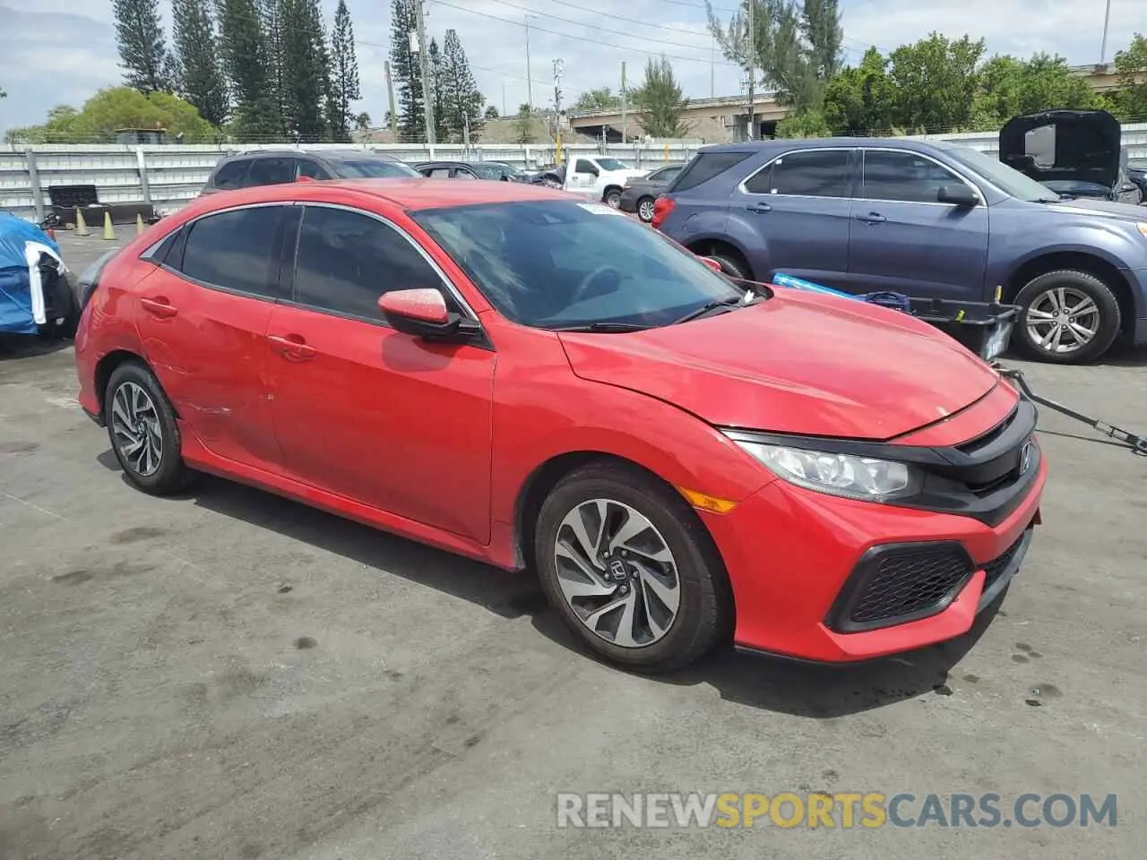 4 fotografías del automóvil dañado SHHFK7H36KU206888 HONDA CIVIC 2019