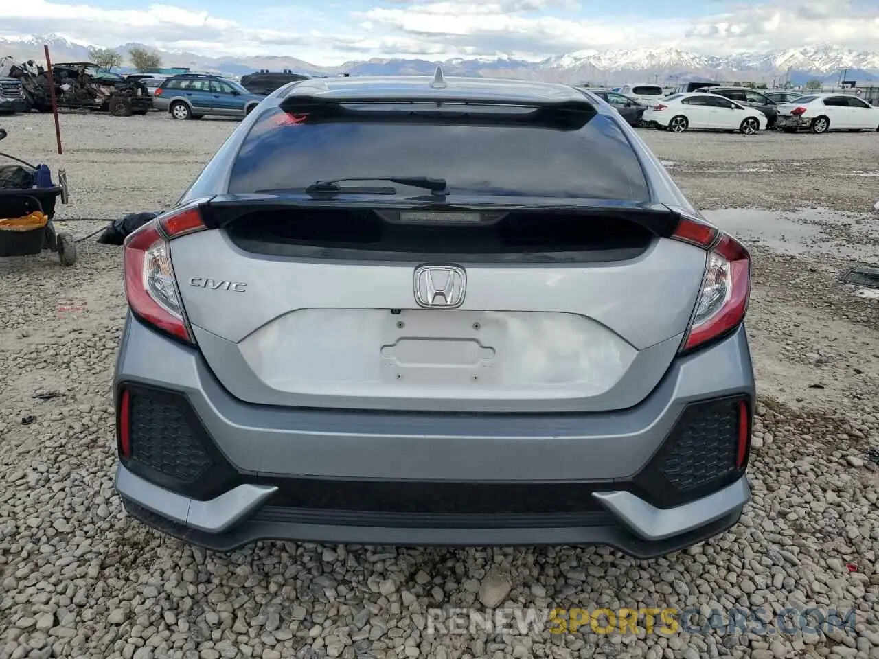 6 fotografías del automóvil dañado SHHFK7H36KU413832 HONDA CIVIC 2019