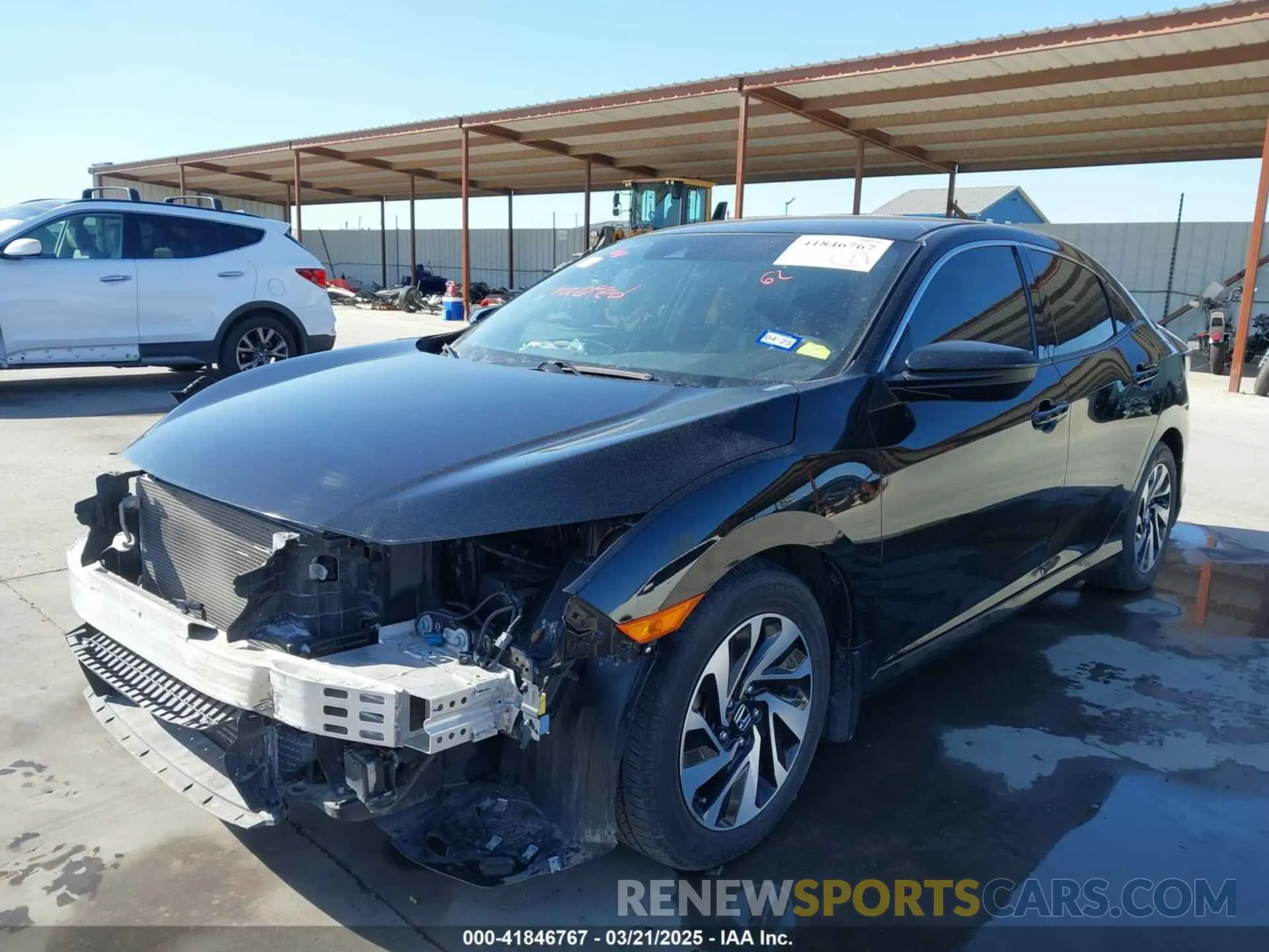 2 fotografías del automóvil dañado SHHFK7H37KU228365 HONDA CIVIC 2019