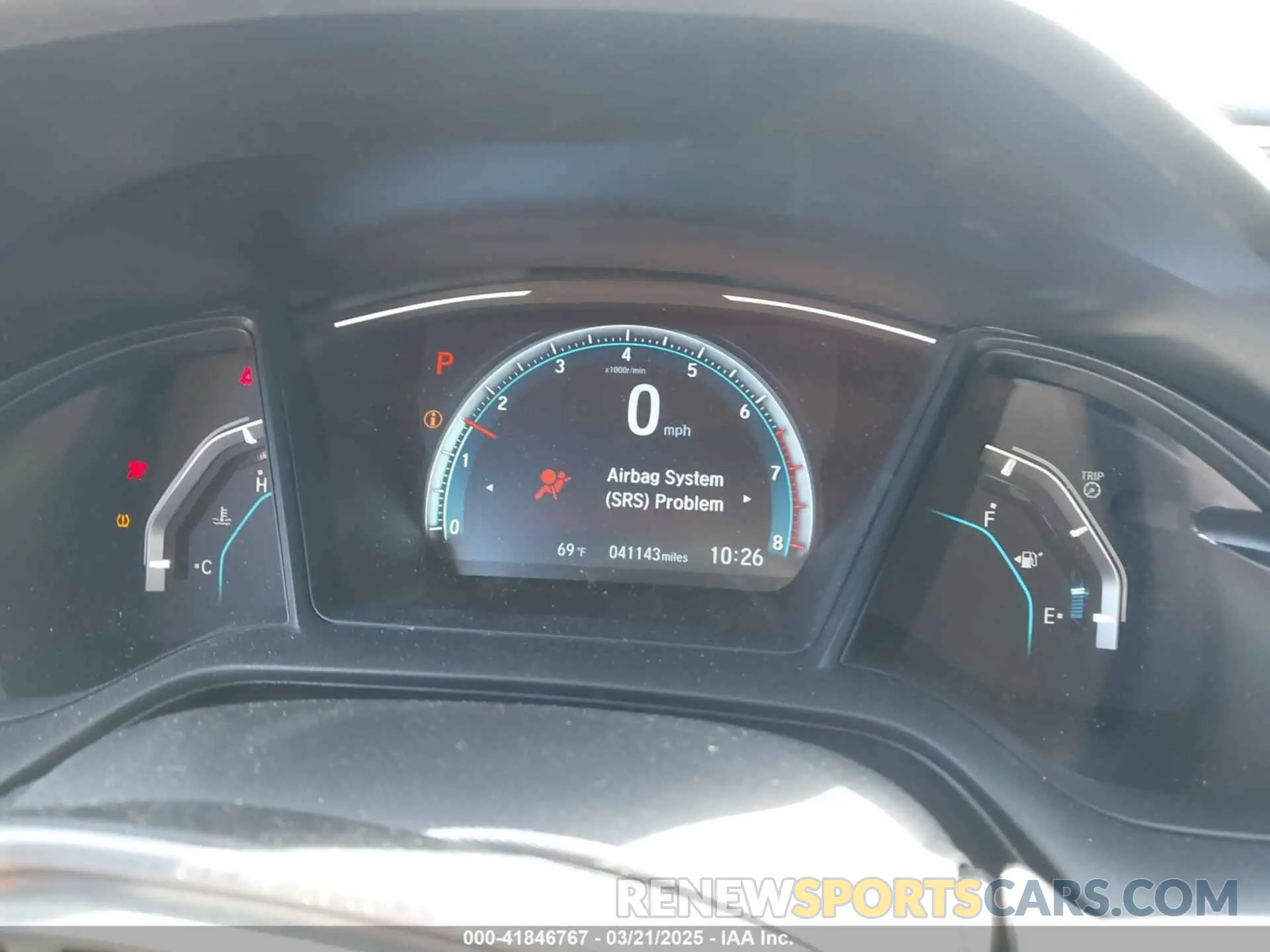 7 fotografías del automóvil dañado SHHFK7H37KU228365 HONDA CIVIC 2019