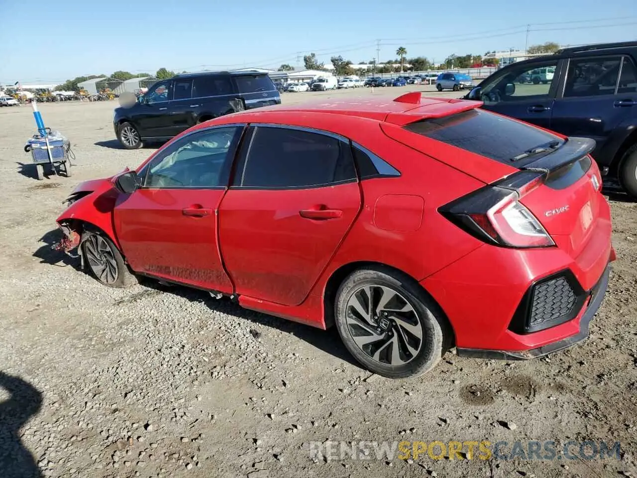 2 fotografías del automóvil dañado SHHFK7H37KU416643 HONDA CIVIC 2019