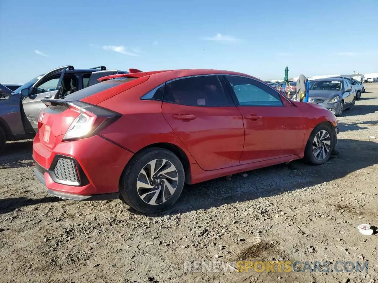 3 fotografías del automóvil dañado SHHFK7H37KU416643 HONDA CIVIC 2019