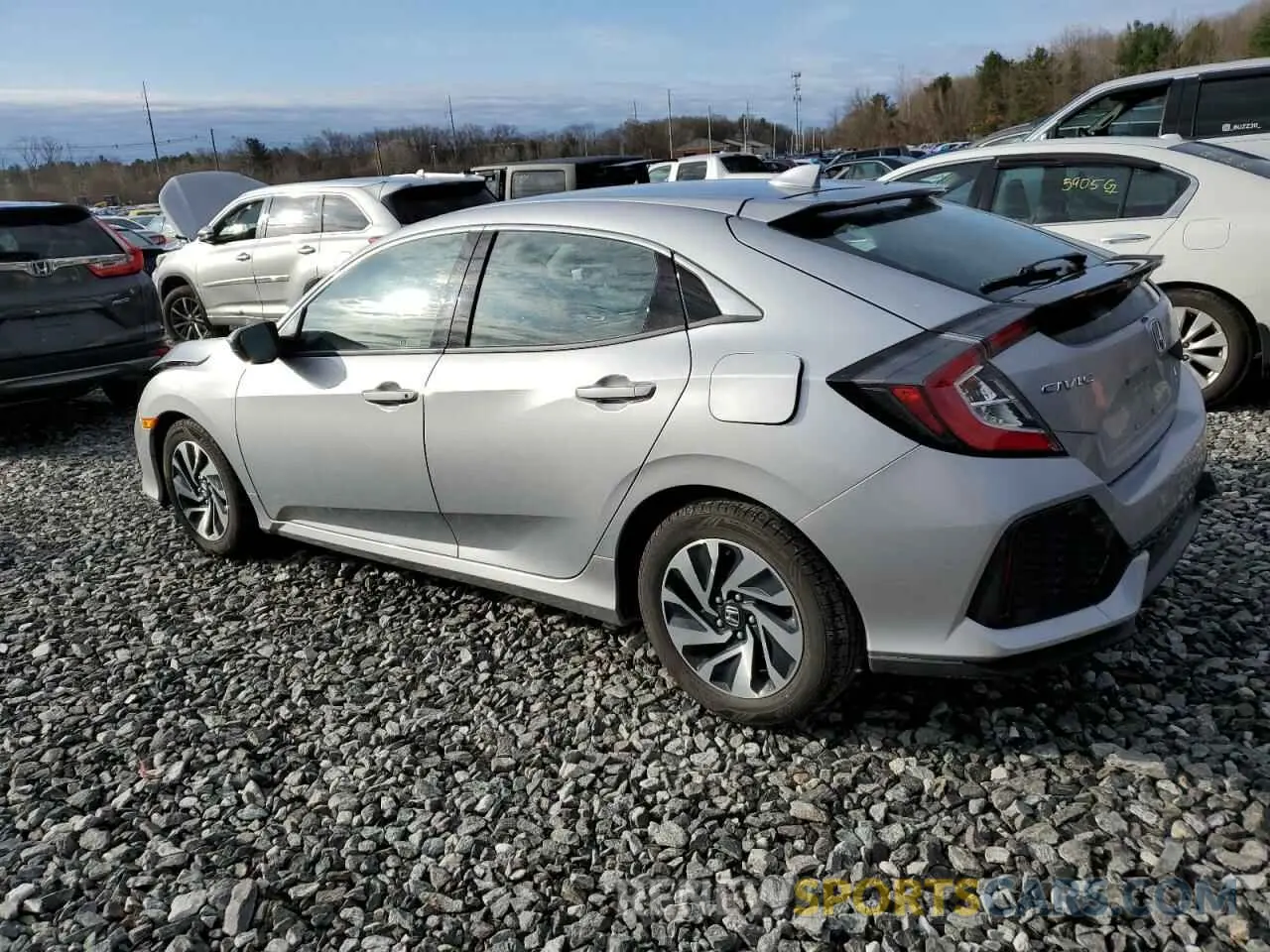 2 fotografías del automóvil dañado SHHFK7H39KU416076 HONDA CIVIC 2019