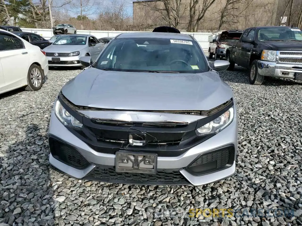 5 fotografías del automóvil dañado SHHFK7H39KU416076 HONDA CIVIC 2019