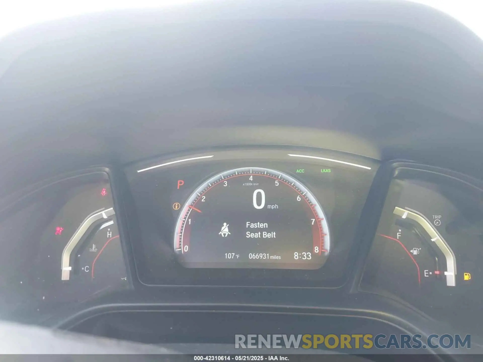 7 fotografías del automóvil dañado SHHFK7H40KU415472 HONDA CIVIC 2019