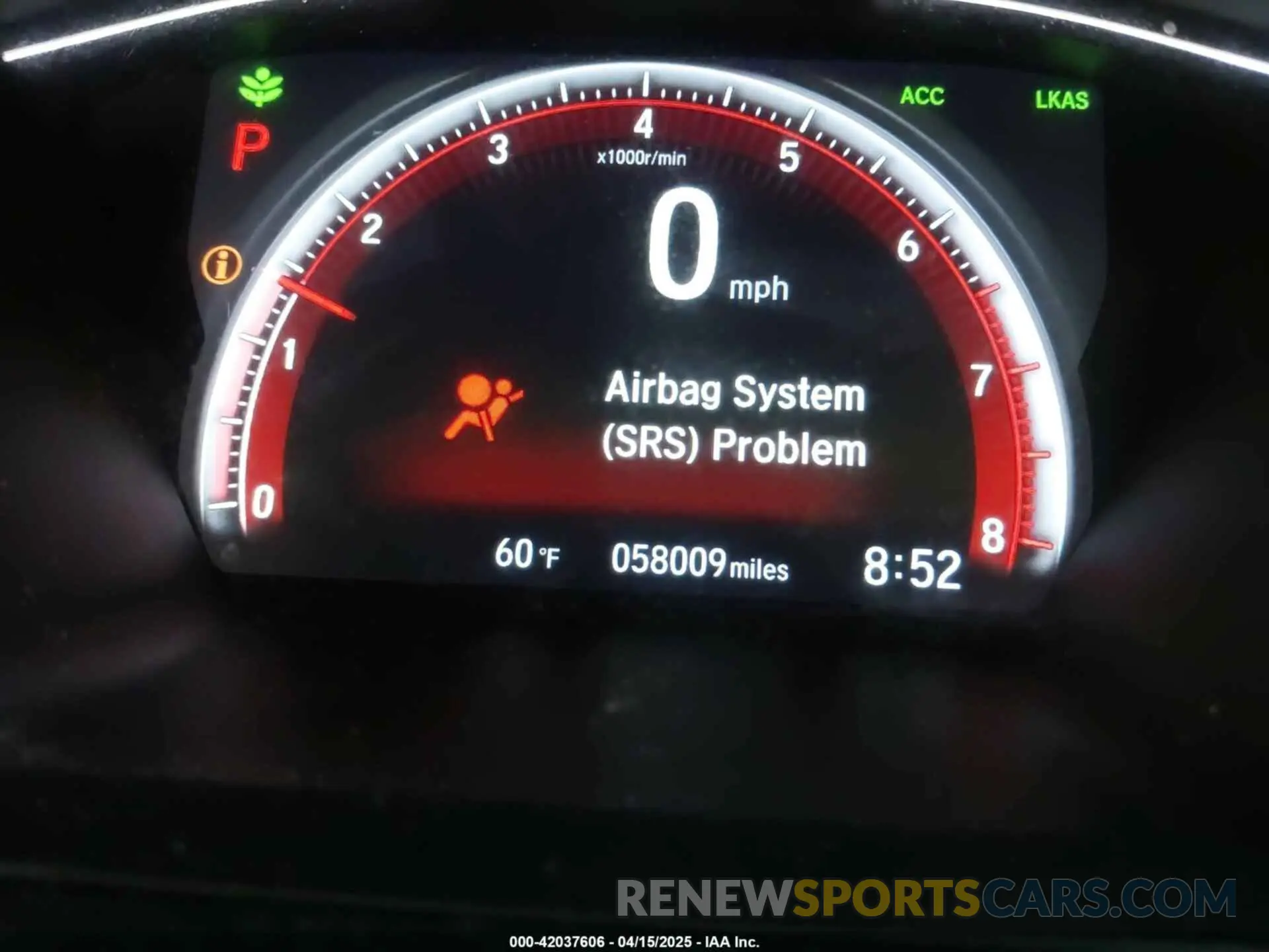 7 fotografías del automóvil dañado SHHFK7H41KU227138 HONDA CIVIC 2019