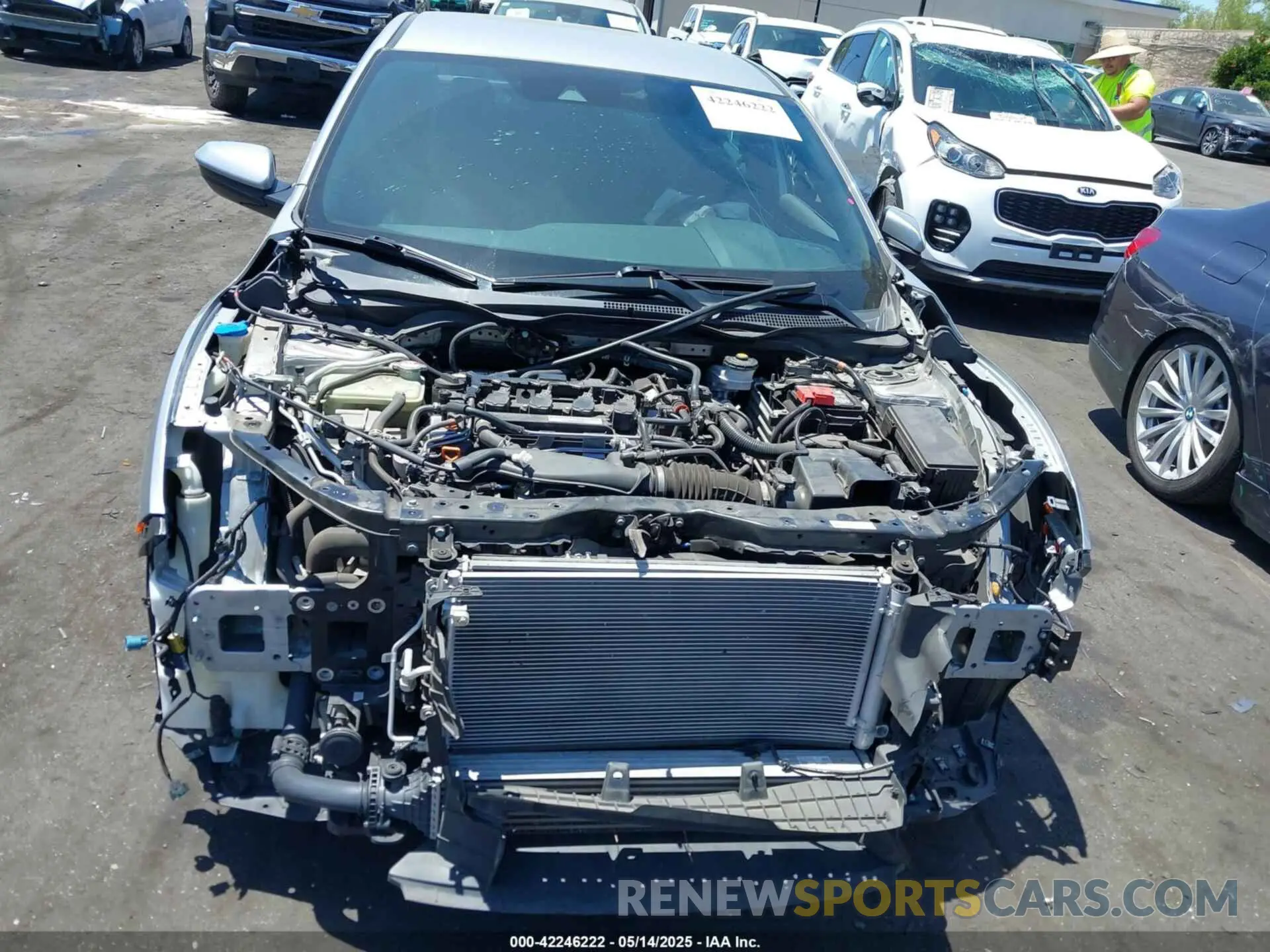 13 fotografías del automóvil dañado SHHFK7H42KU406790 HONDA CIVIC 2019