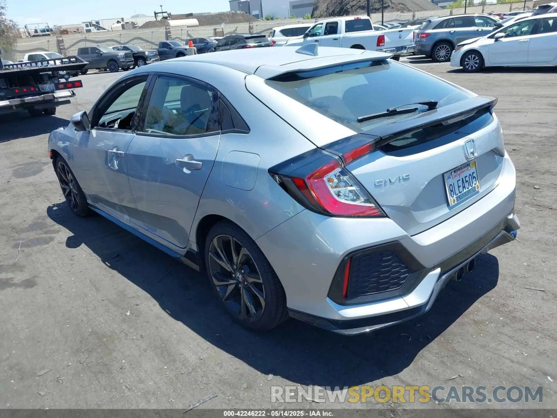 3 fotografías del automóvil dañado SHHFK7H42KU406790 HONDA CIVIC 2019
