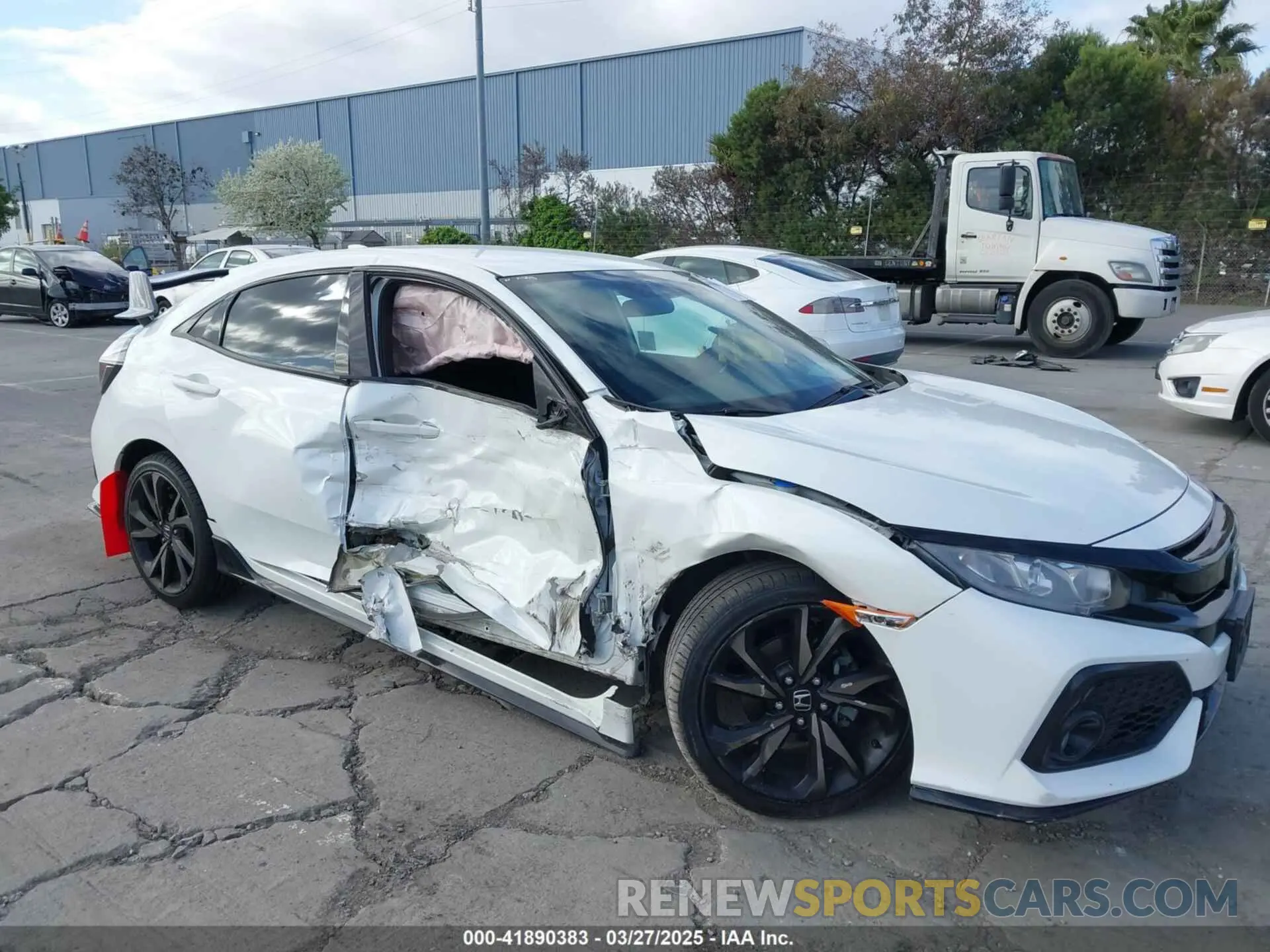 6 fotografías del automóvil dañado SHHFK7H42KU417420 HONDA CIVIC 2019