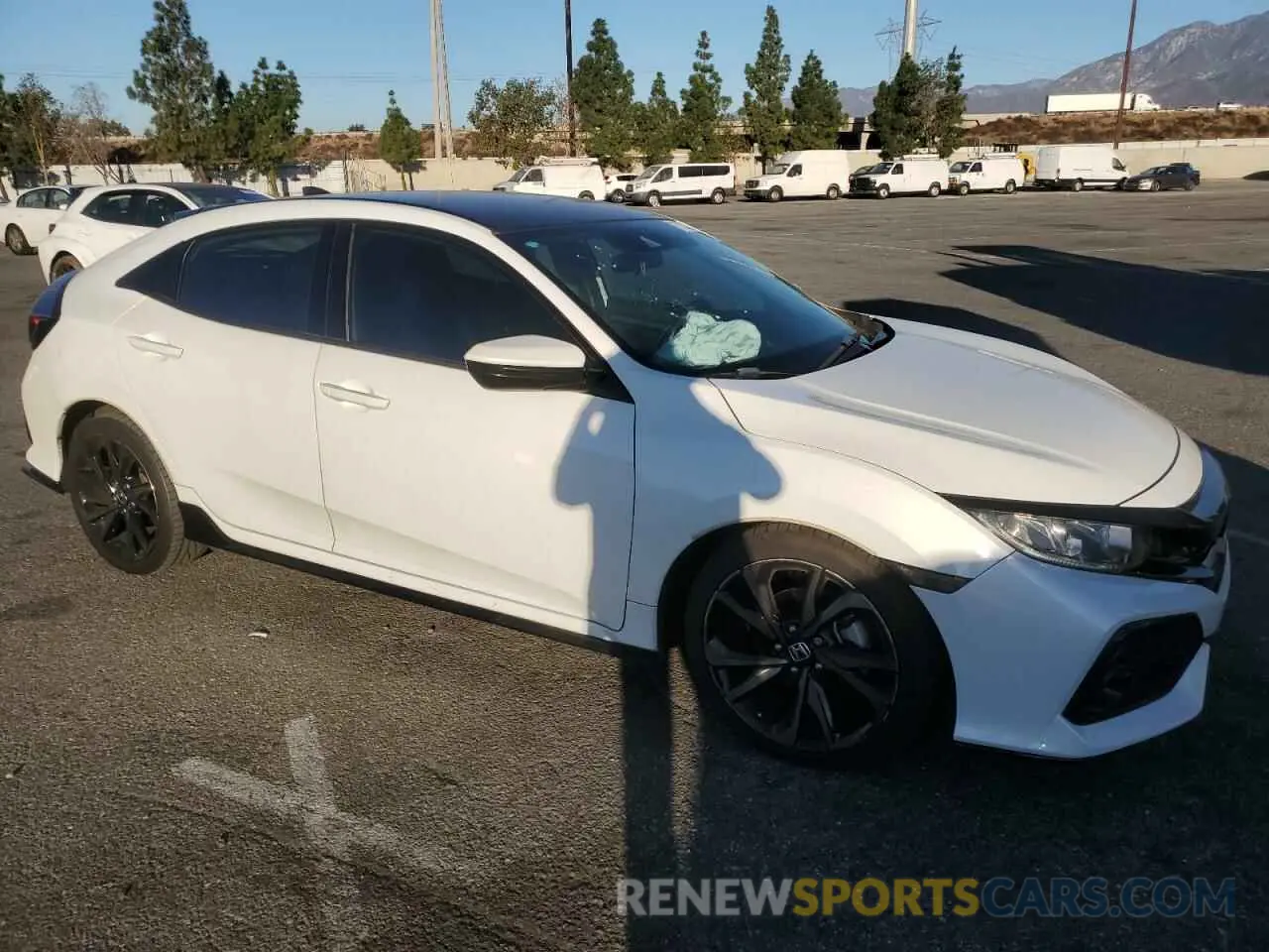4 fotografías del automóvil dañado SHHFK7H43KU205870 HONDA CIVIC 2019