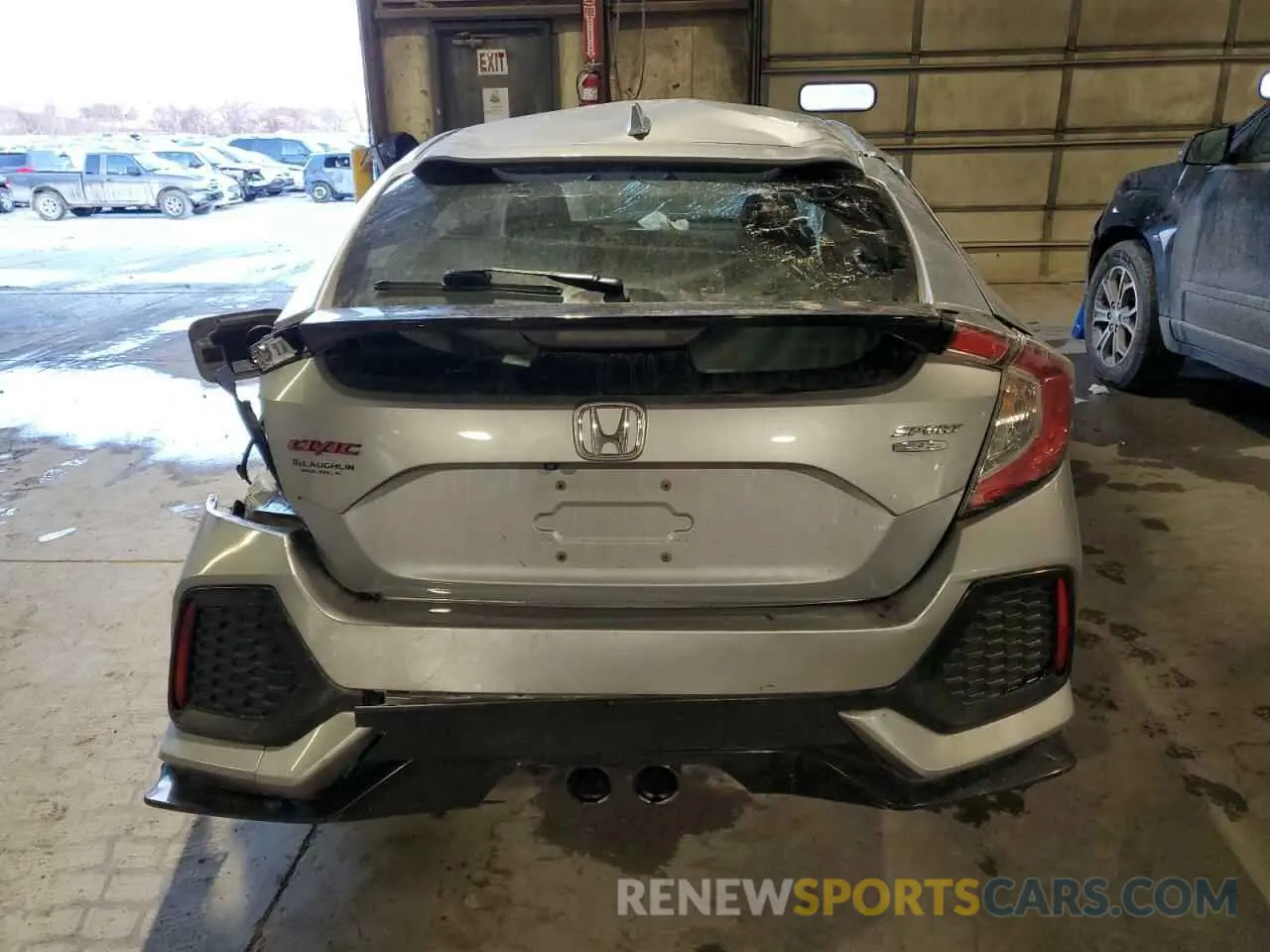 6 fotografías del automóvil dañado SHHFK7H43KU212592 HONDA CIVIC 2019