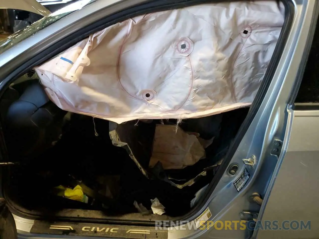 7 fotografías del automóvil dañado SHHFK7H43KU212592 HONDA CIVIC 2019