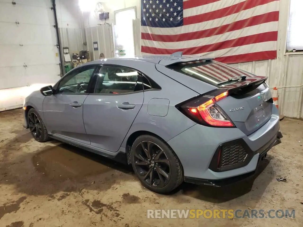 2 fotografías del automóvil dañado SHHFK7H43KU215105 HONDA CIVIC 2019