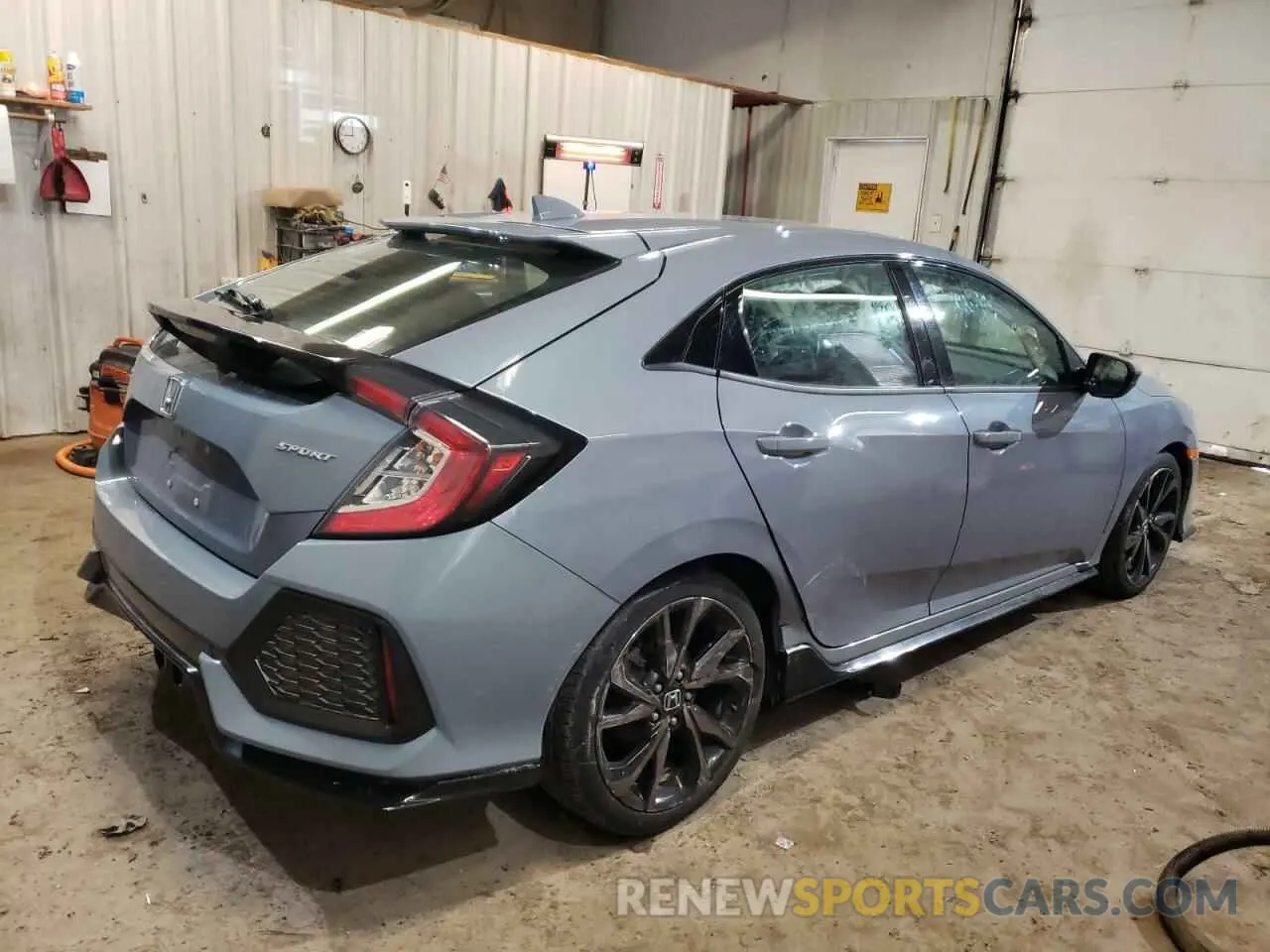 3 fotografías del automóvil dañado SHHFK7H43KU215105 HONDA CIVIC 2019