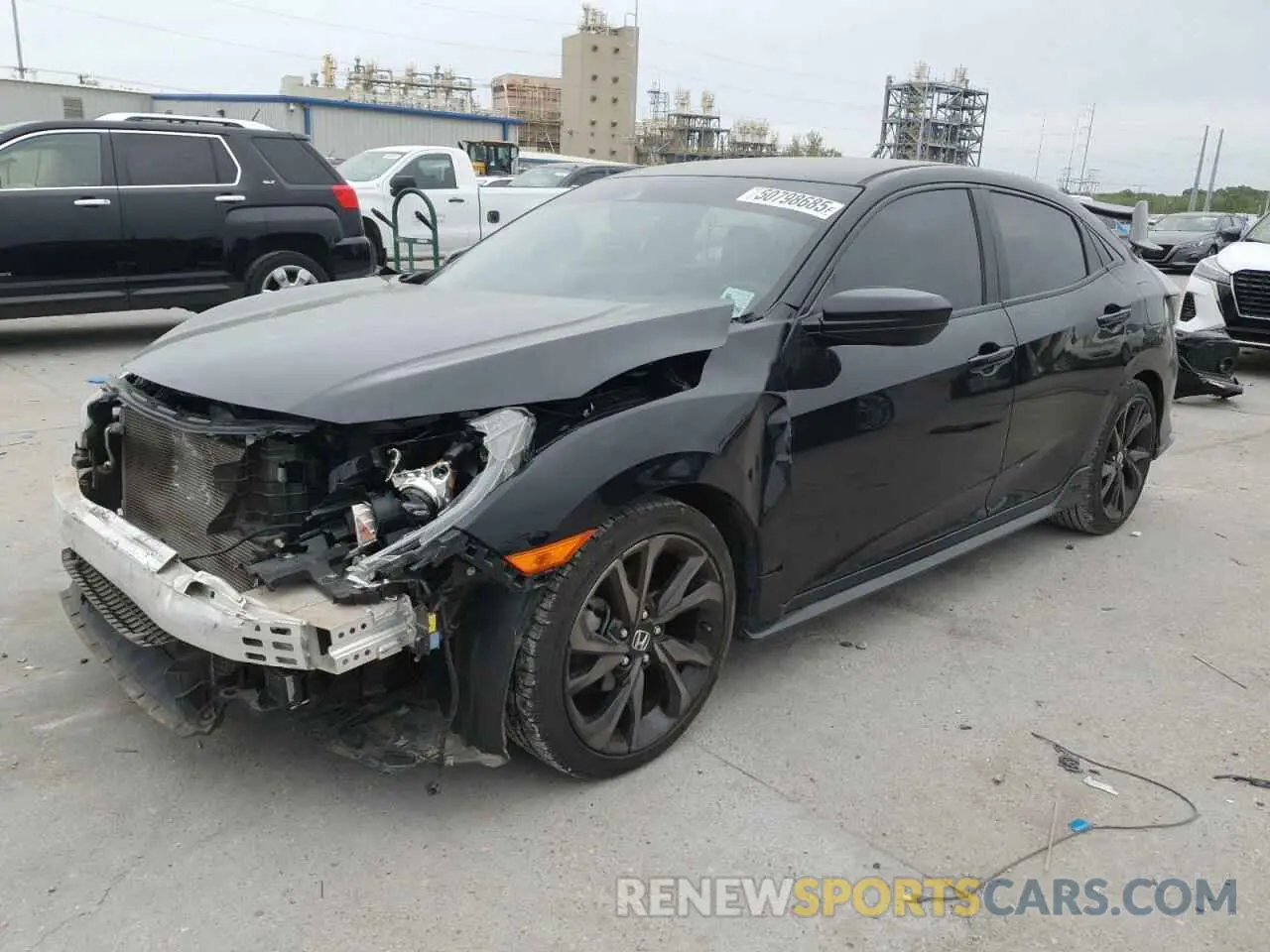 1 fotografías del automóvil dañado SHHFK7H43KU223074 HONDA CIVIC 2019