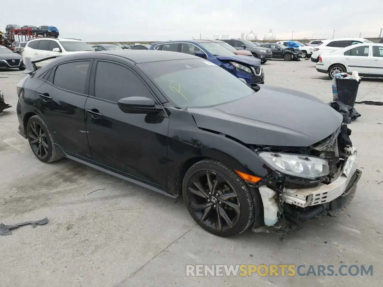 4 fotografías del automóvil dañado SHHFK7H43KU223074 HONDA CIVIC 2019